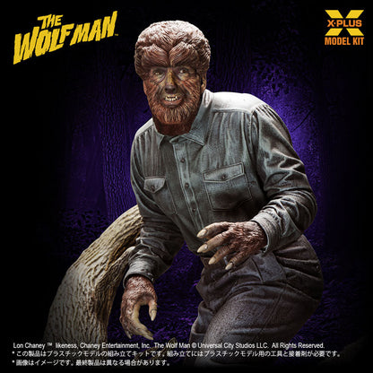 X PLUS The Wolf Man 1/8 Scale Unpainted Plastic Model Kit