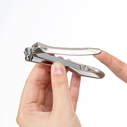 Premium Stainless Steel Nail Clippers with Built-in Nail File (G-1205)