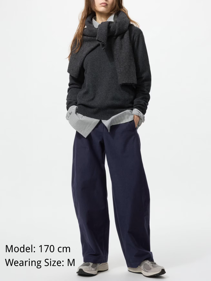 Uniqlo Jersey Barrel Leg Pants