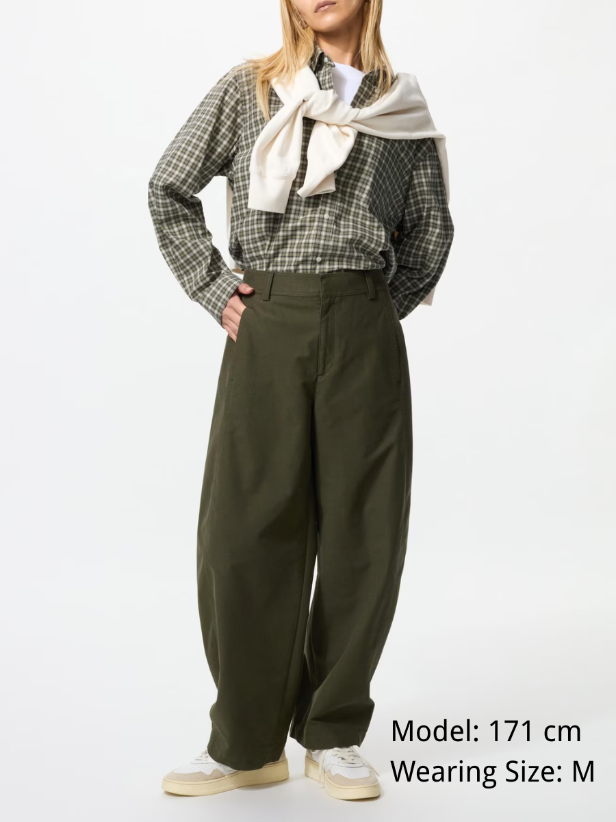 Uniqlo Jersey Barrel Leg Pants