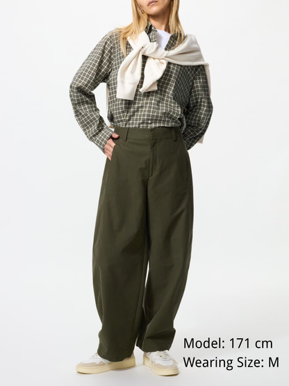 Uniqlo Jersey Barrel Leg Pants