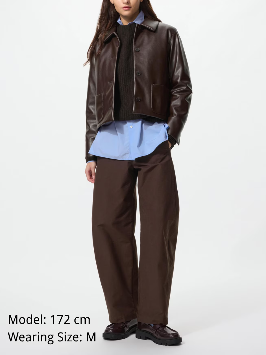 Uniqlo Jersey Barrel Leg Pants