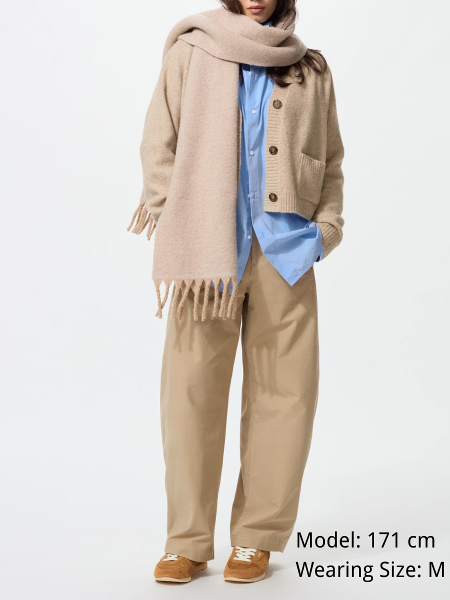 Uniqlo Jersey Barrel Leg Pants