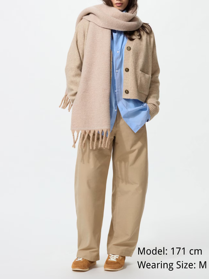 Uniqlo Jersey Barrel Leg Pants