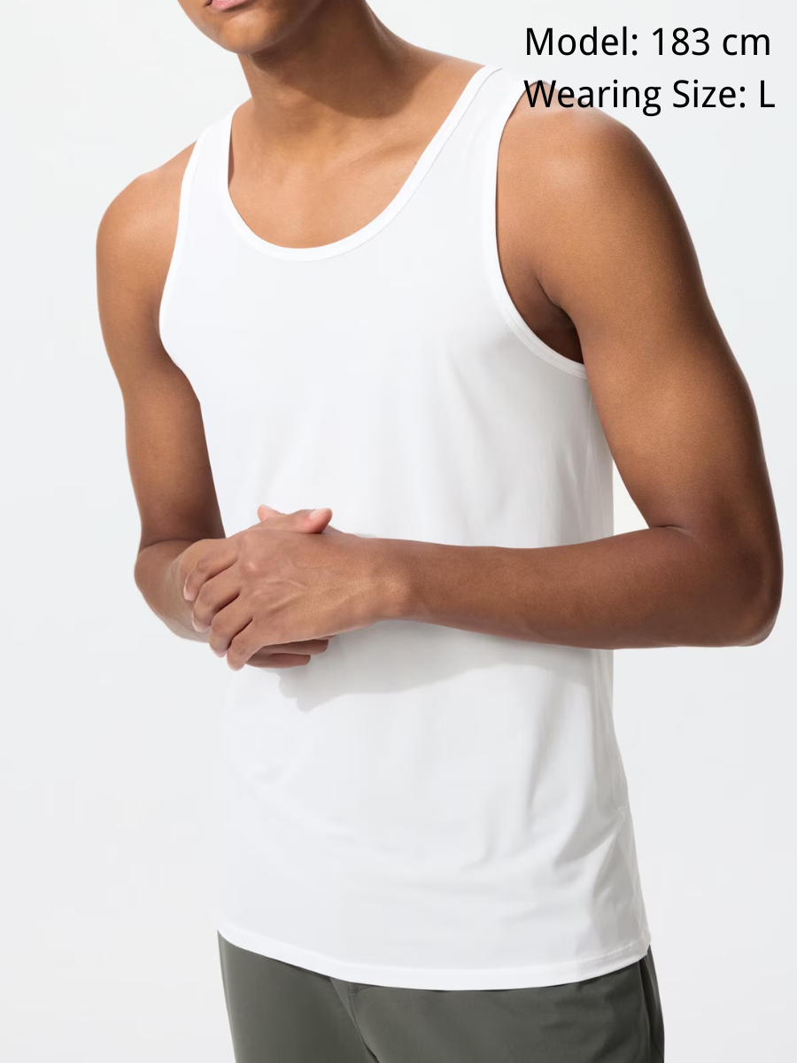 Uniqlo AIRism Deodorant Mesh Tank Top