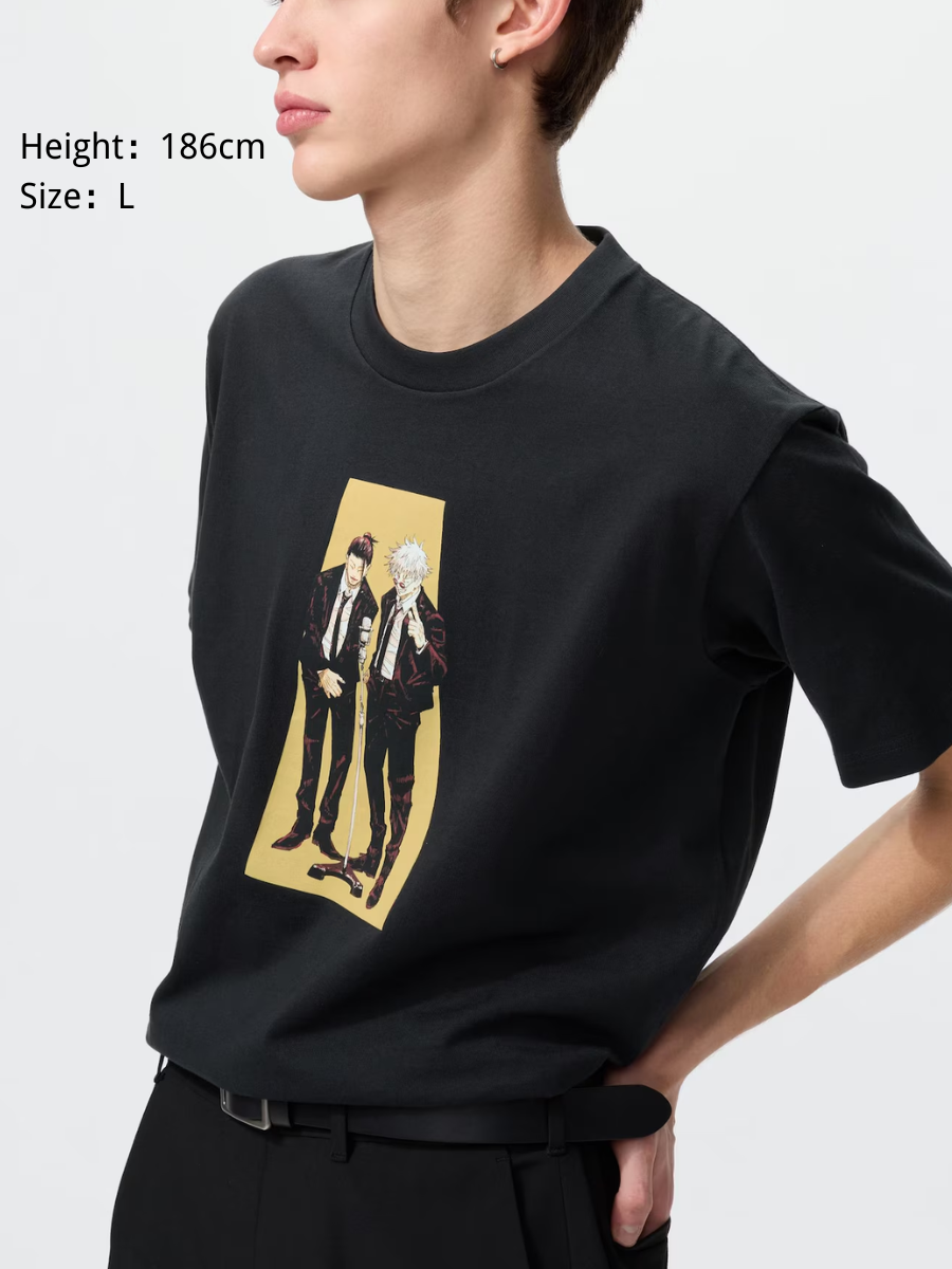 UNIQLO Jujutsu Kaisen Manga UT T-Shirt Shueisha 100th Anniversary Graphic Cotton Tee