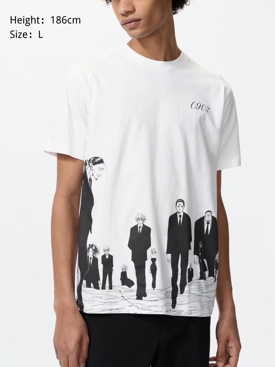 UNIQLO Hunter x Hunter Manga UT T-Shirt Shueisha 100th Anniversary Graphic Cotton Tee