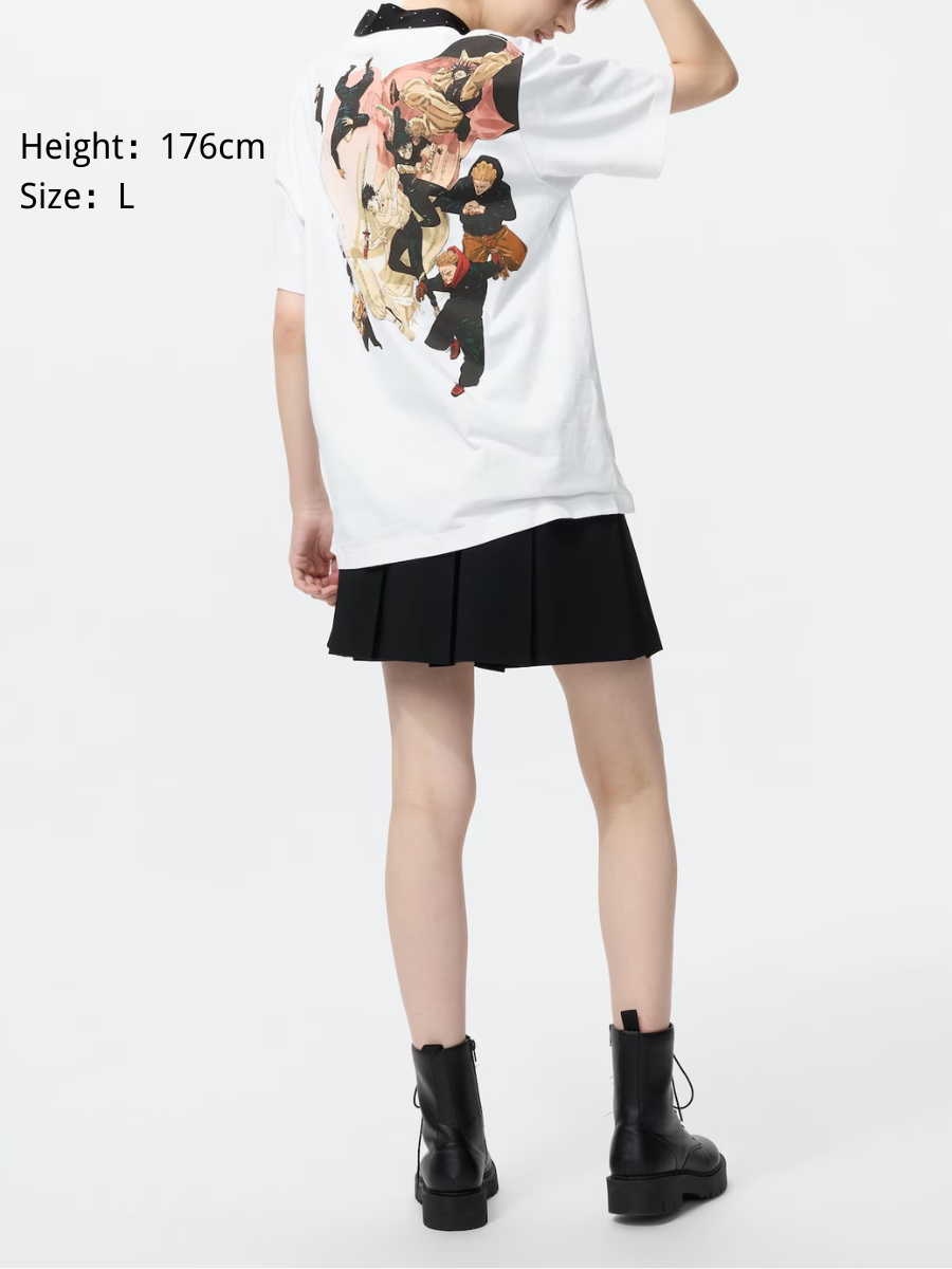 UNIQLO Jujutsu Kaisen Manga UT T-Shirt Shueisha 100th Anniversary Graphic Cotton Tee