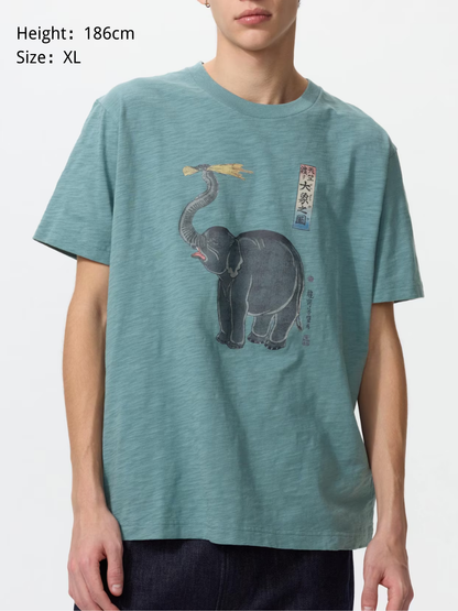 UNIQLO Ukiyo-e Animals UT T-Shirt