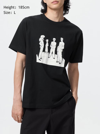 UNIQLO Yu Yu Hakusho Manga UT T-Shirt Shueisha 100th Anniversary Graphic Cotton Tee