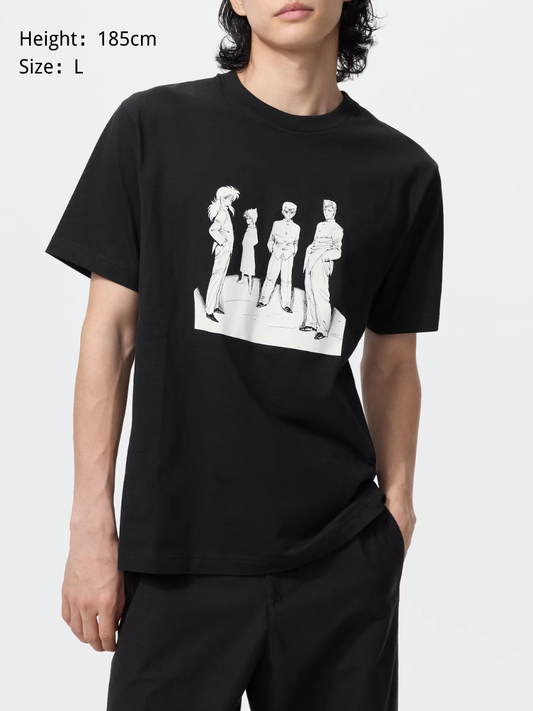 UNIQLO Yu Yu Hakusho Manga UT T-Shirt Shueisha 100th Anniversary Graphic Cotton Tee