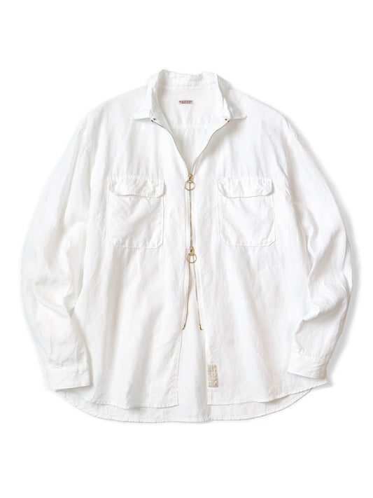 Kapital linen drizzler work shirt (long sleeve)