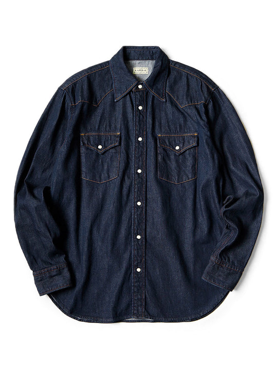 Kapital 8oz Denim Husky Western Shirt
