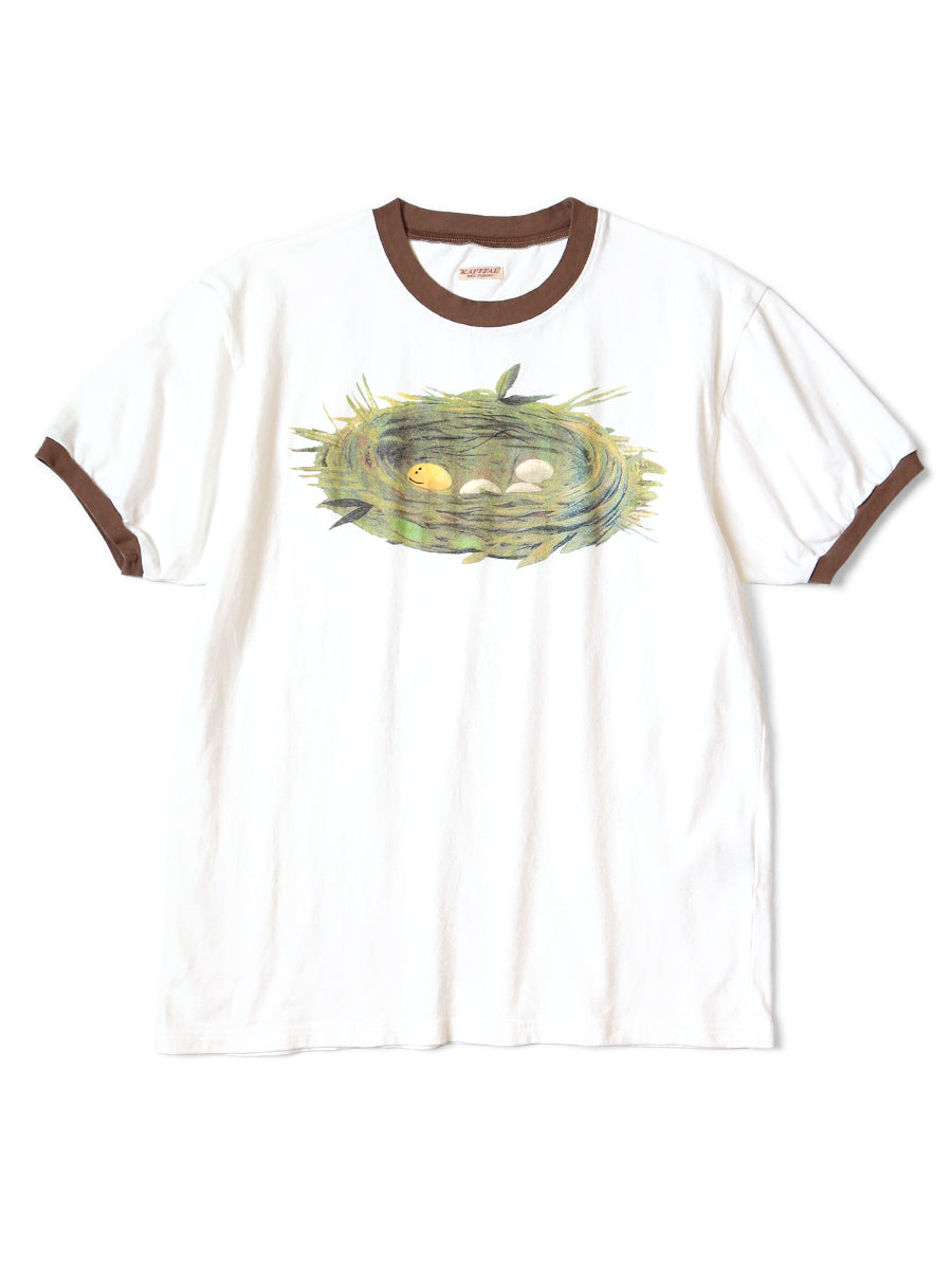 Kapital 20/-Tenjiku Ringer Tee (PROFILE RAINBOWY BIRD`S NESTpt)