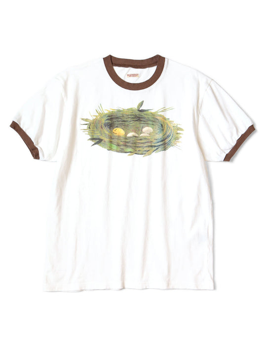 Kapital 20/-Tenjiku Ringer Tee (PROFILE RAINBOWY BIRD`S NESTpt)