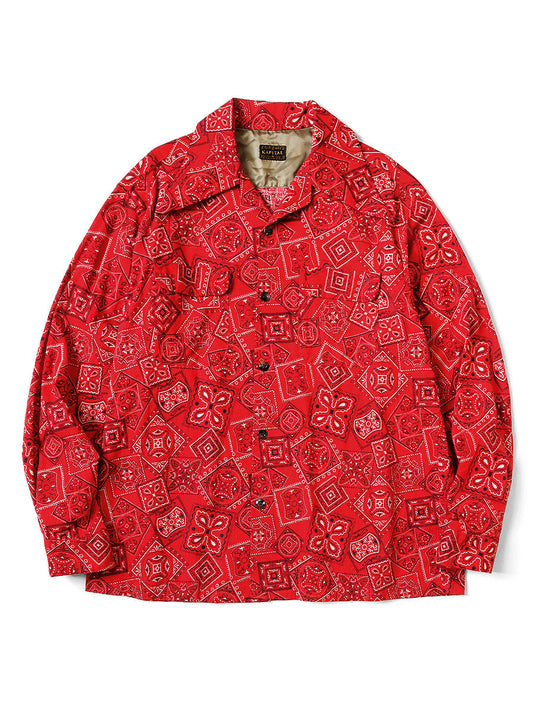 Kapital Murasheeching COOKIE Bandana Pattern Wrangle Collar Board Shirt (long sleeve)
