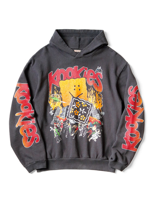Kapital fleece hooded sweat shirt (BUSTER PECKISH RAINBOW Ypt) sweater hoodie