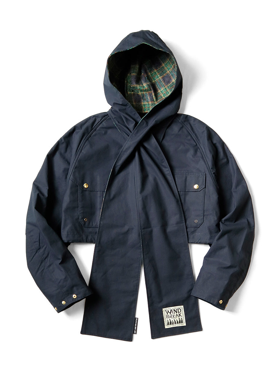 Kapital Cotton Weather Oil-Coated Rabbit Gale Parka Jacket