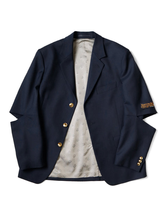 Kapital Spring Wool Serge Cutout Elbow Jacket