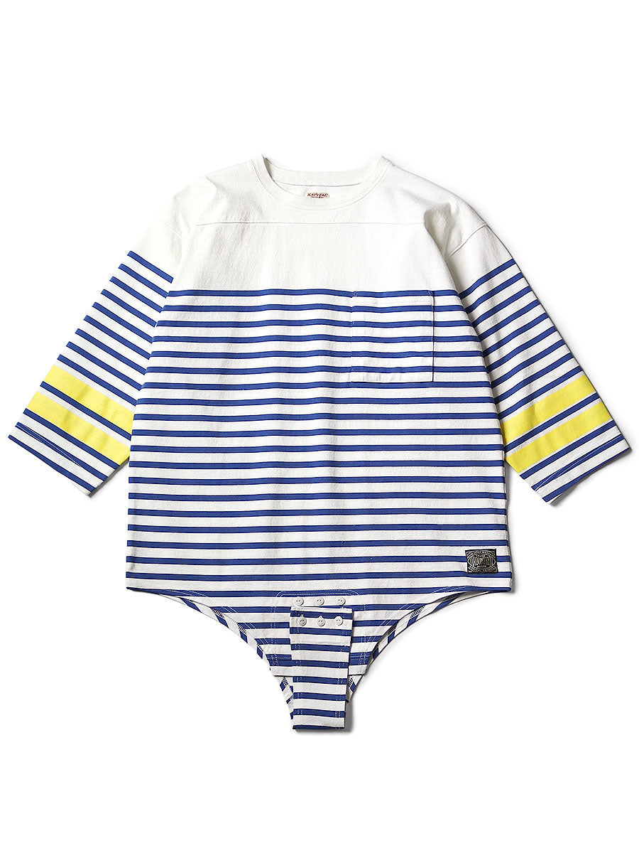 Kapital Panel Border Jersey Swim Football Tee