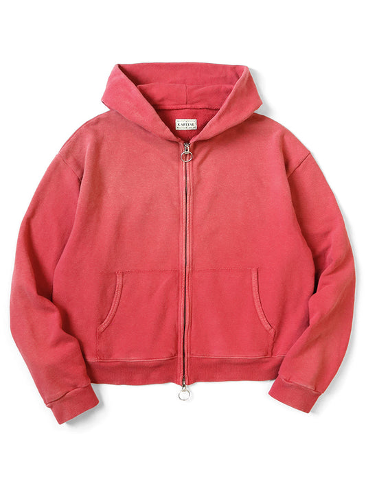 Kapital Fleece Zip-Up Gym Hoodie Sweat Shirt