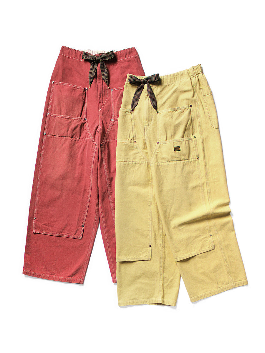 Kapital Canvas W Knee Easy Baggy Pants