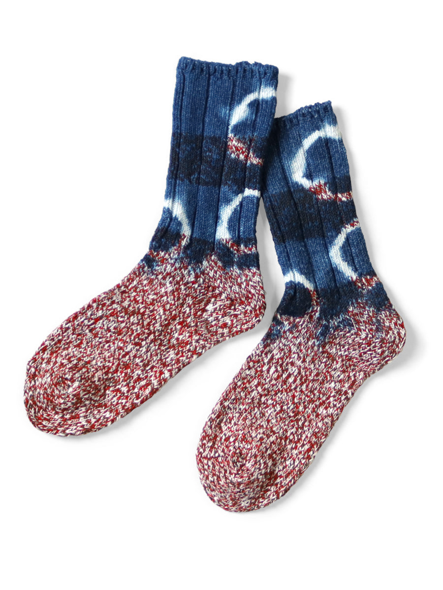 Kapital 56 Tokushima tie-dyed socks