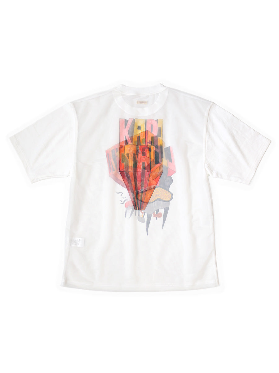 Kapital Sheer Jersey 20 Jersey Crew Tee (Analog Piano Man pt)