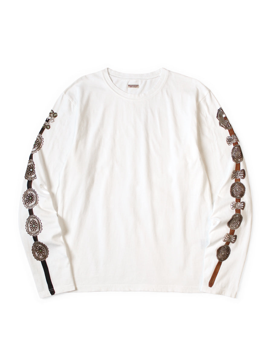 Kapital Concho Belt Sleeve Crew T-Shirt Tee