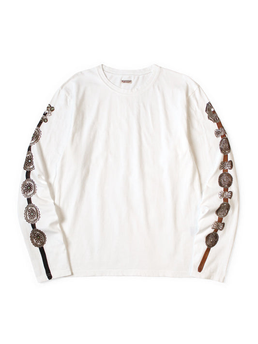 Kapital Concho Belt Sleeve Crew T-Shirt Tee