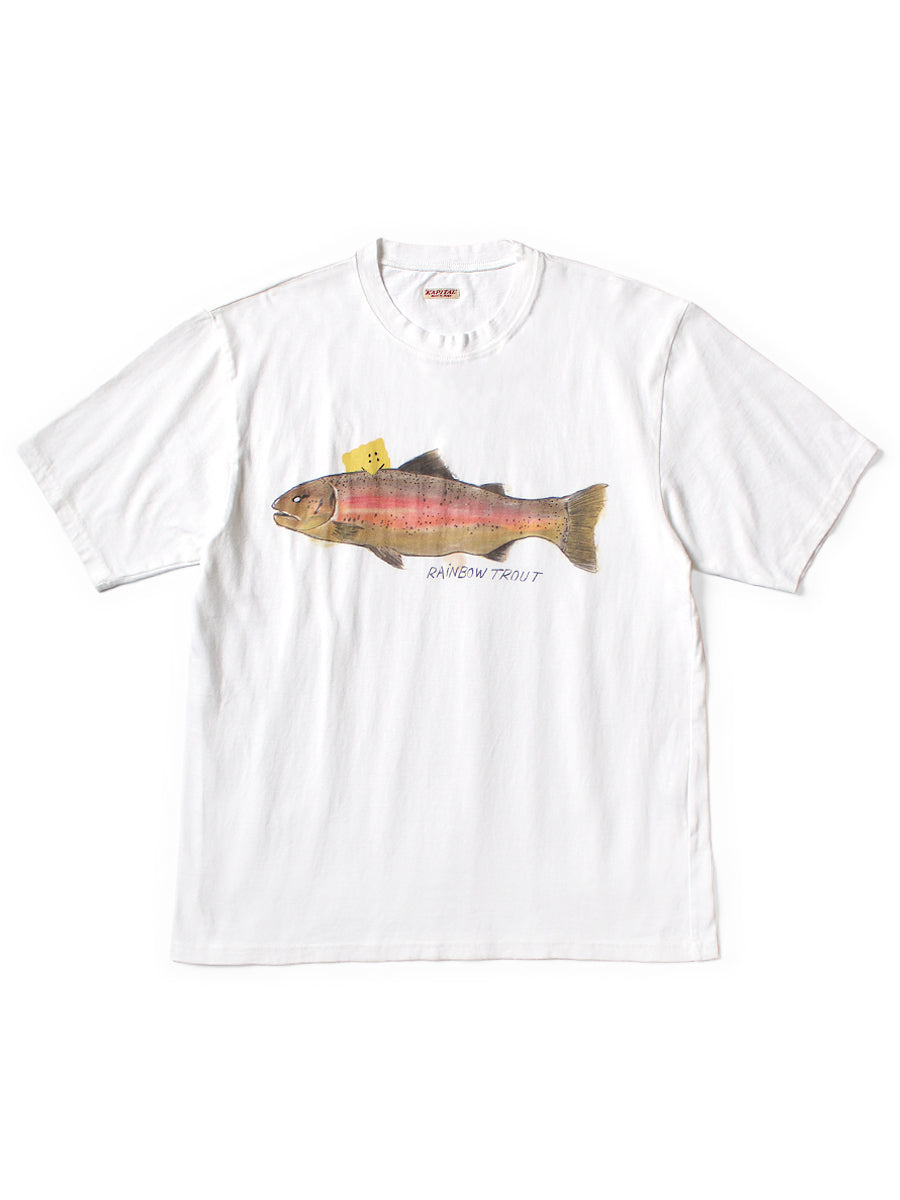 Kapital 20 Jersey Crew T-Shirt Peckish Rainbow Tee women