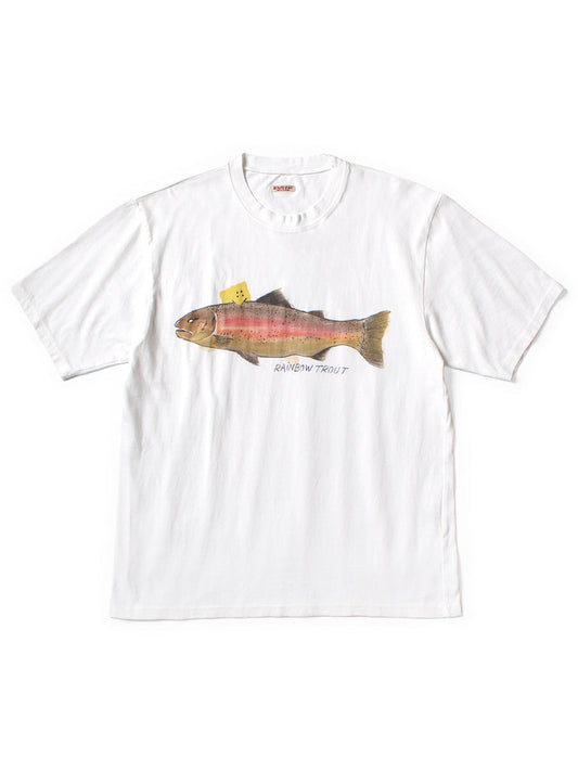 Kapital 20 Jersey Crew T-Shirt Peckish Rainbow Tee women