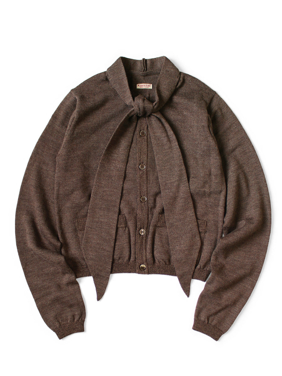 Kapital 12G Knit Bowtie Cardigan women