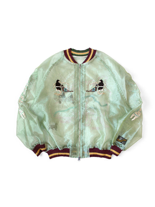 Kapital Sheer Pearl Mosquito Guard Souvenir Jacket (YUKON)