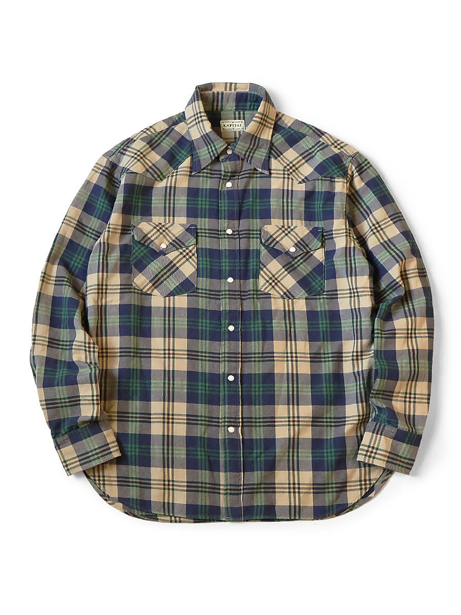 Kapital Columbia-check Husky Western Shirt