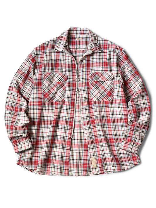Kapital Columbia-check drizzler work shirt (long sleeve)