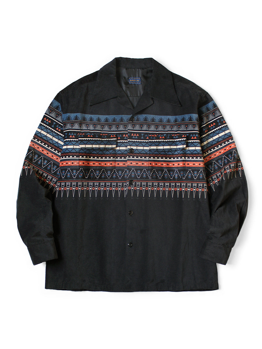 Kapital 18W Corduroy Board Shirt (Towncraft Tribe Pattern)
