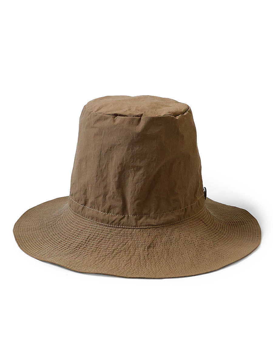 Kapital Nylon KONBU Processed Pork Pie Camp Hat (Long Brim)
