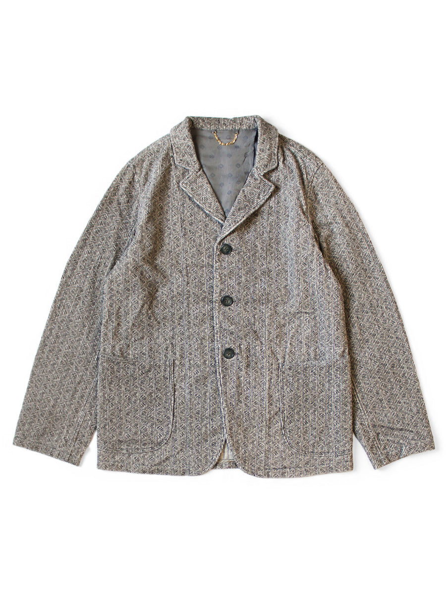 Kapital 8W Corduroy Dawson Stripe Hospital Jacket