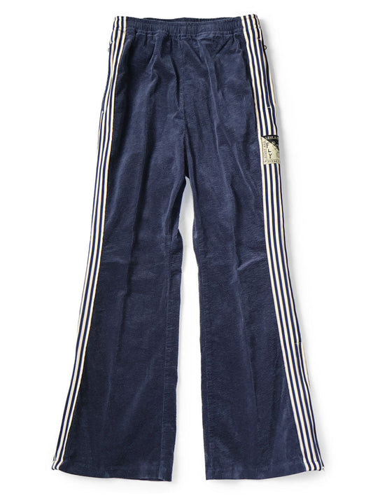 Kapital 11W Stretch Corduroy Track Pants (Banner Stripe)