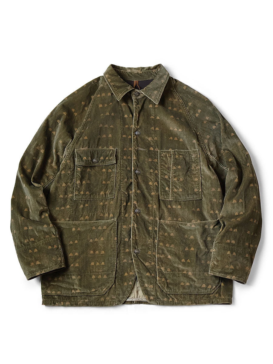 Kapital Velveteen Iris Cactus Coat