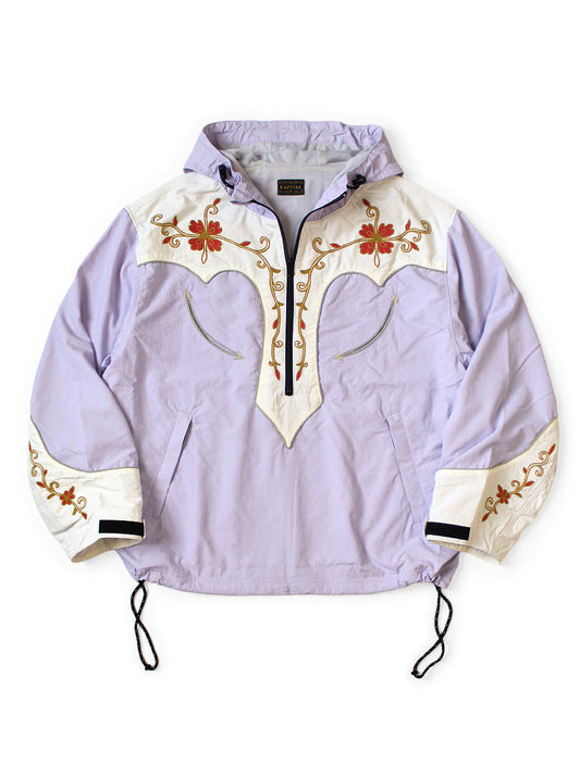 Kapital Nylon Taffeta 2TONE Tennessee Cactus Flower Parka Jacket