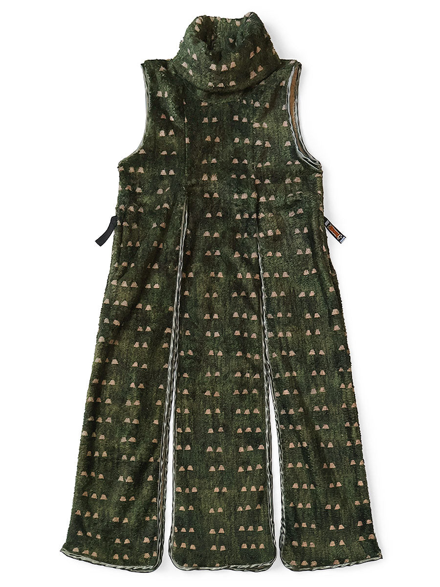 Kapital Iris Print Fleece Lamp Dress