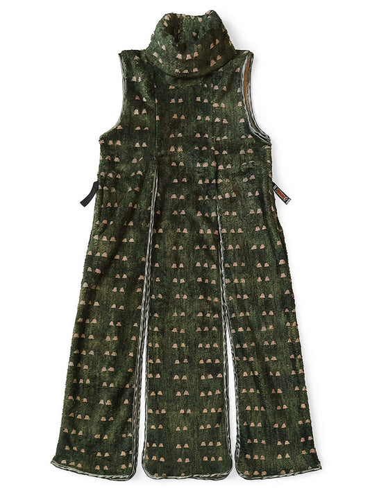 Kapital Iris Print Fleece Lamp Dress