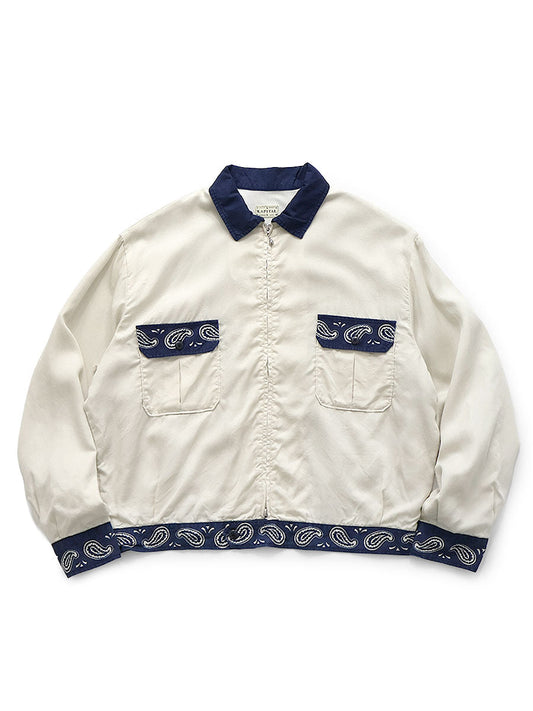 Kapital Rayon Twill 2-Tone Drizzler Jacket (Pecos Paisley)