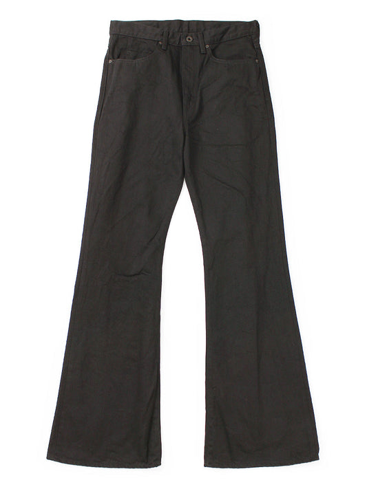 Kapital 14oz Black x Black Denim 5-Pocket OKABELLBO M Pants