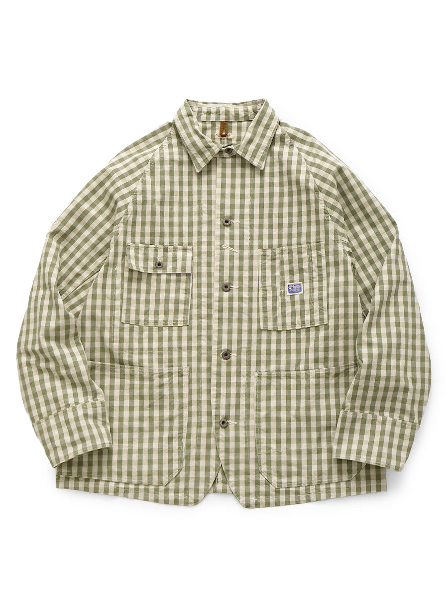 Kapital OX Gingham CACTUS Coveralls Jacket