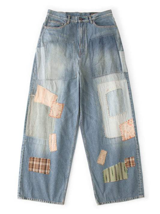 Kapital 14oz Denim 5-Pocket Baggy Pants (Bethel-pal Remake)