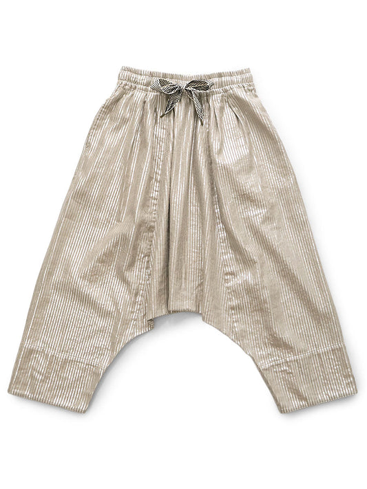 Kapital Linen Glitter Phillies Stripe Sarouel Easy Pants