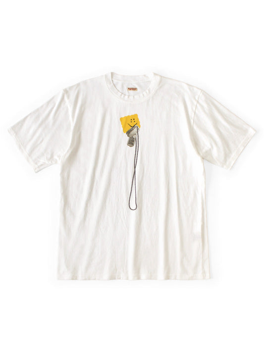 Kapital 20/- Jersey Crew Neck Tee (PECKISH Dog Tag Print)